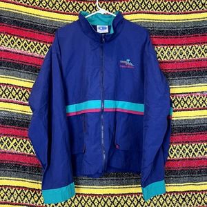 vintage y2k pebble beach golf links windbreaker jacket size XL